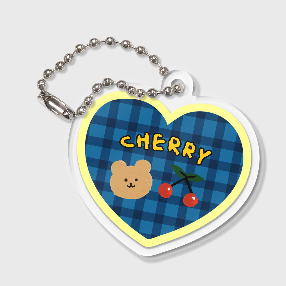CHERRY BEAR-BLUE(키링)
