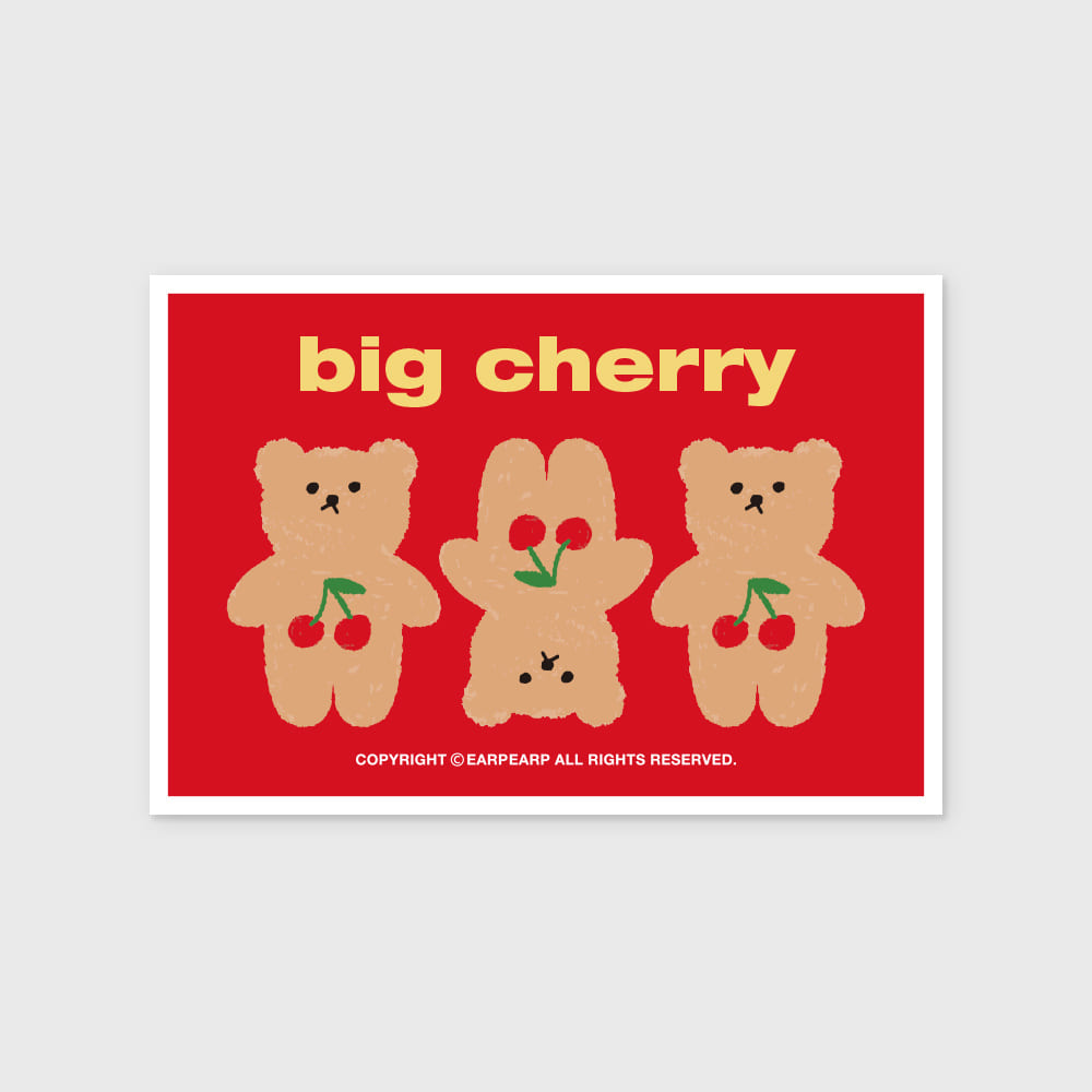 THREE CHERRY BIG BEAR(엽서)