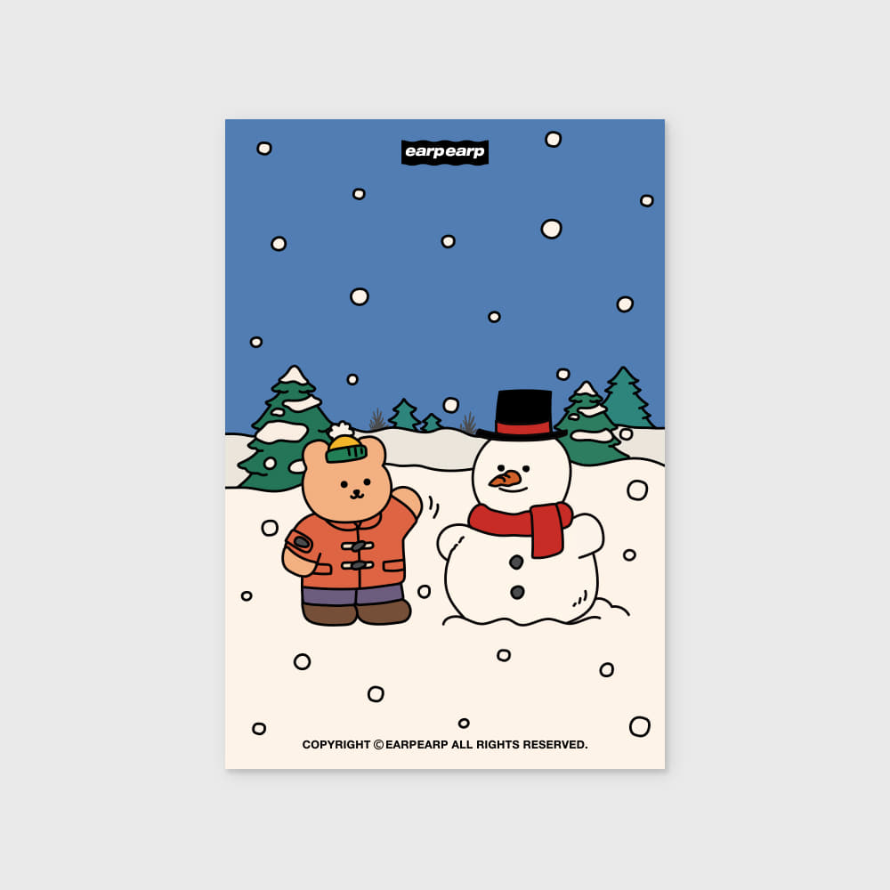 COVY AND SNOWMAN(엽서)