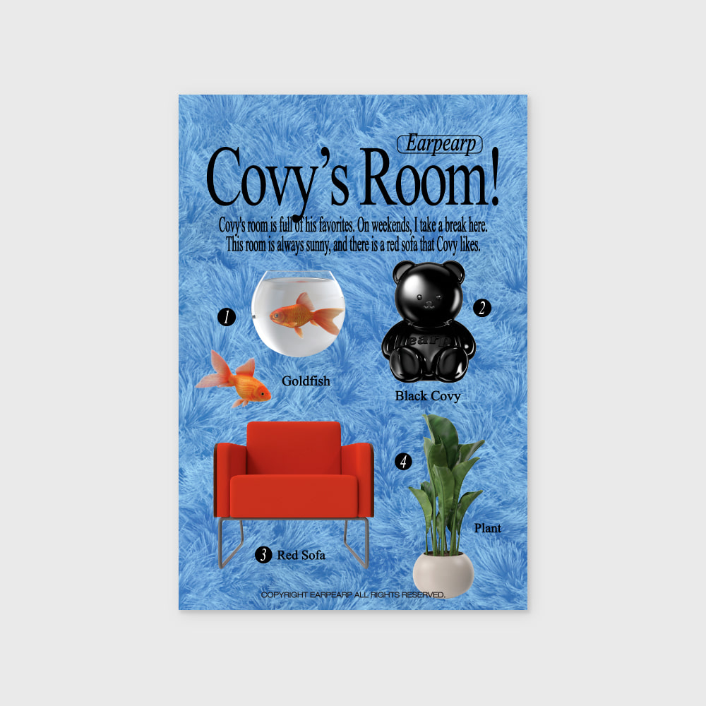 COVY ROOM OBJECT-BLUE(엽서)