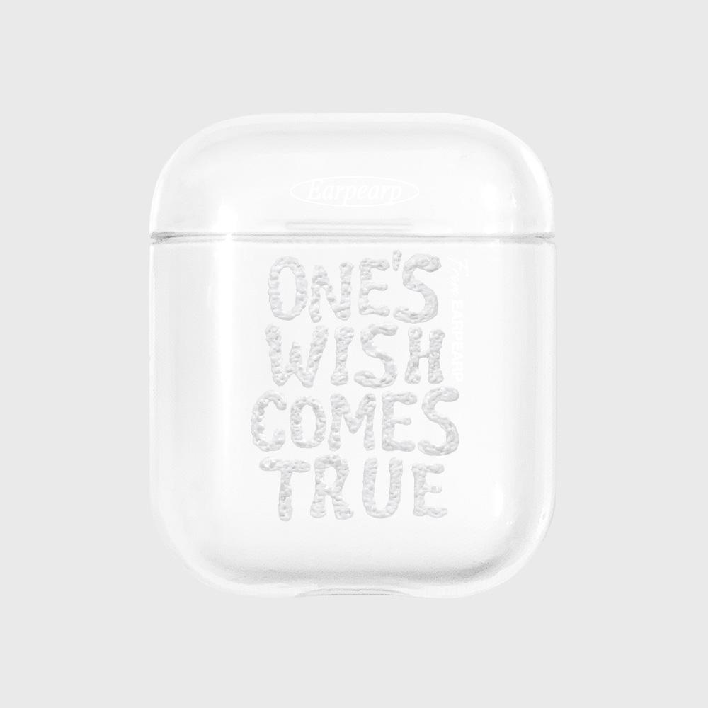 ONES WISH COMES TRUE-WHITE(에어팟-클리어)