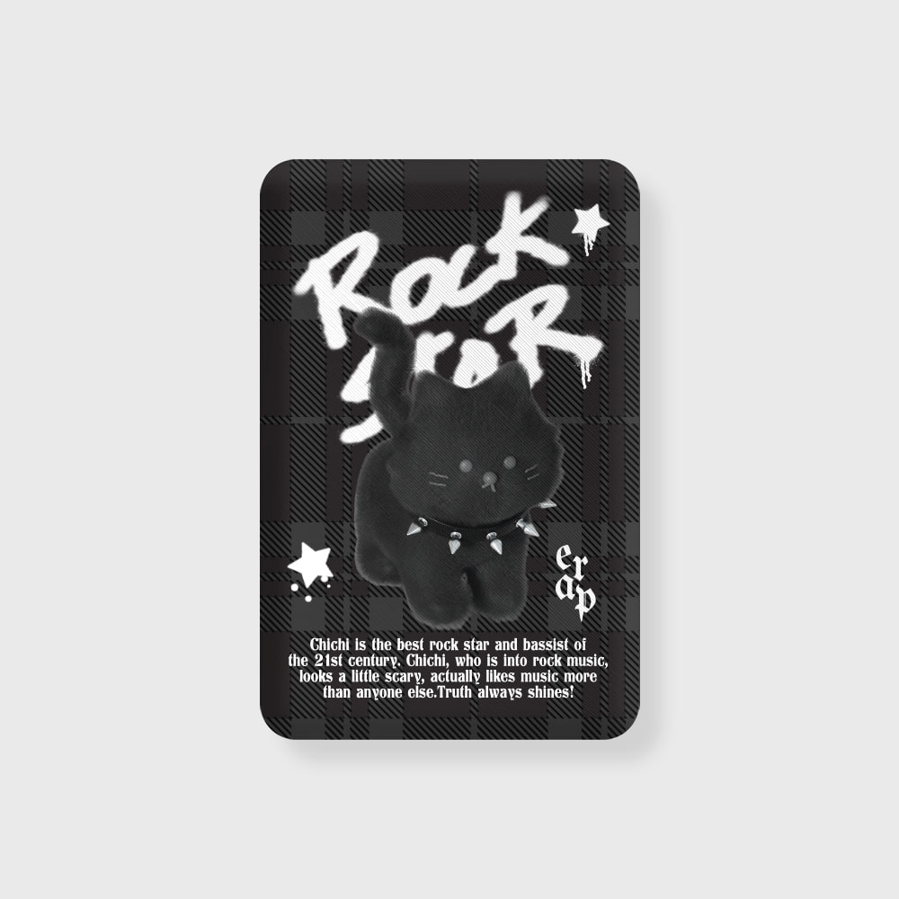 ROCK STAR CHICHI-BLACK(보조배터리-무선충전)