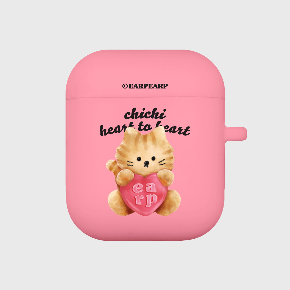 HEART CHEESE CHICHI-PINK(에어팟-컬러젤리)