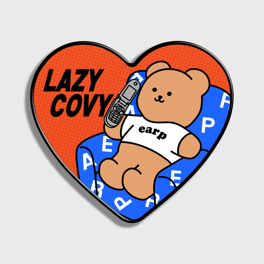 LAZY COVY-ORANGE(하트톡)