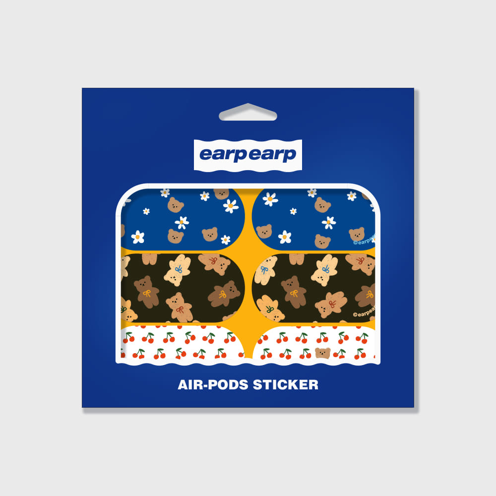 EARPEARP AIRPODS STICKER PACK-YELLOW(에어팟 스티커)