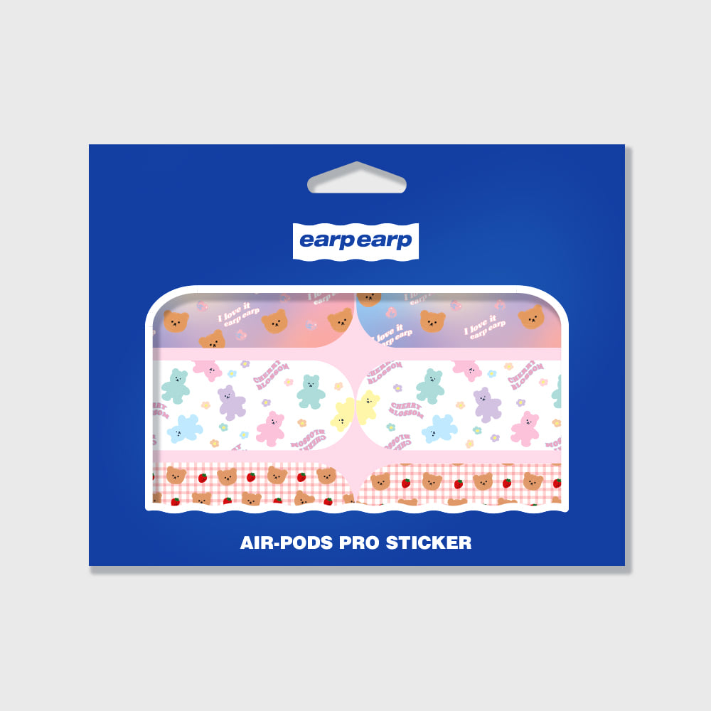 EARPEARP AIR PODS PRO STICKER PACK-PASTEL PINK