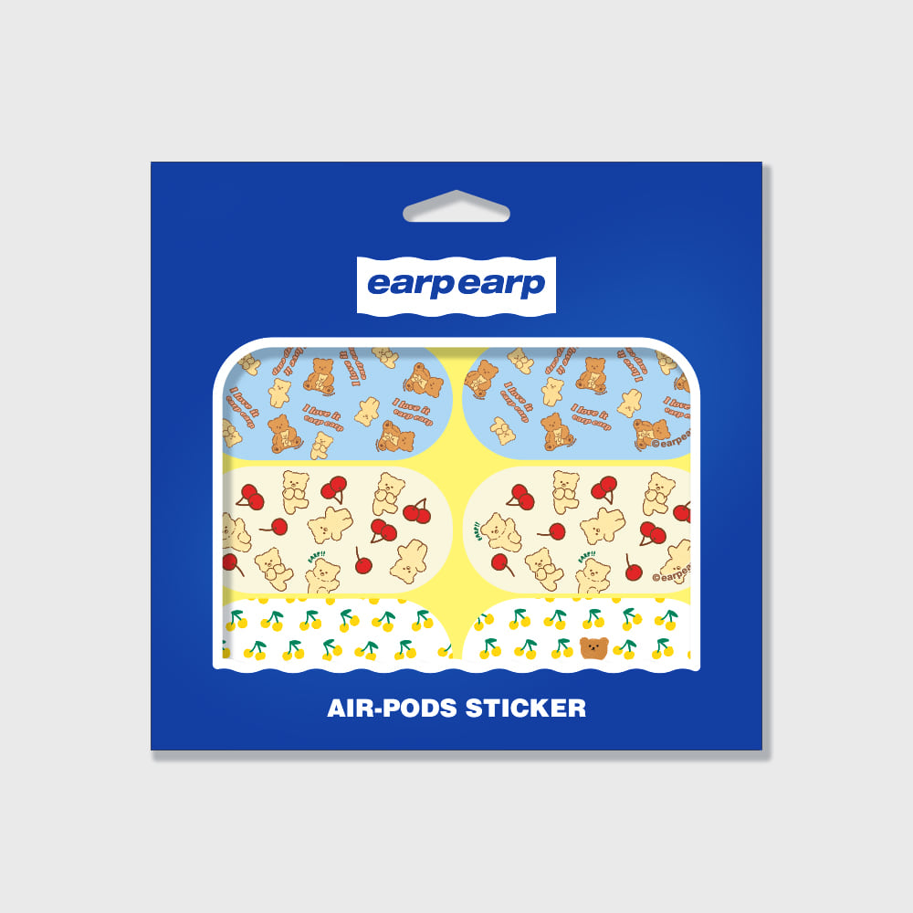 EARPEARP AIRPODS STICKER PACK-LEMON(에어팟 스티커)