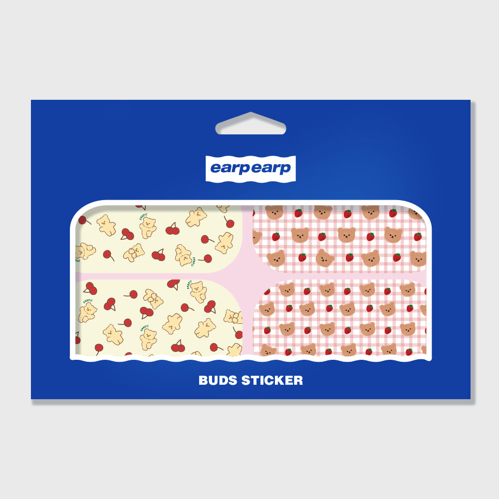 EARPEARP GALAXY BUDS STICKER PACK-PASTEL PINK(버즈 스티커)