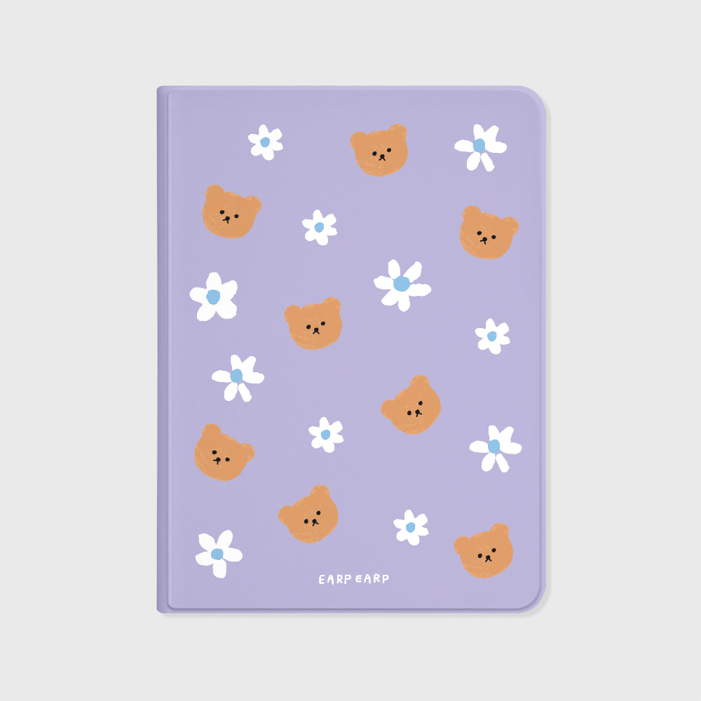 Dot flower merry-purple(아이패드-커버)