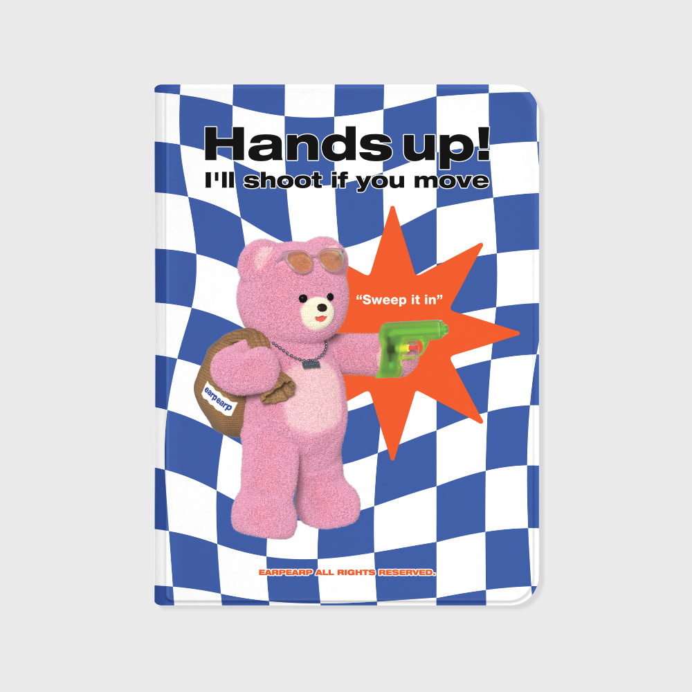 HANDS UP PUNI-BLUE/WHITE(아이패드-커버)
