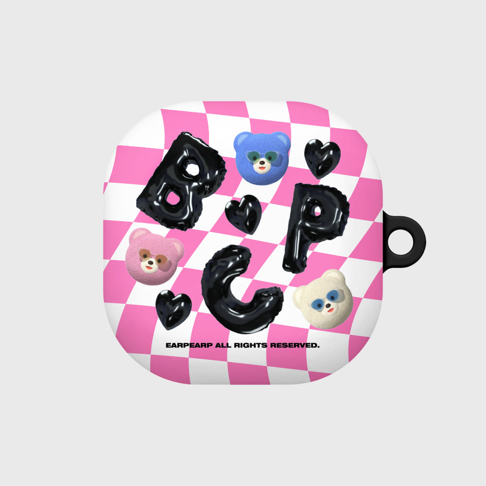 CHECKER BOARD BPC FACE-PINK(버즈-하드)
