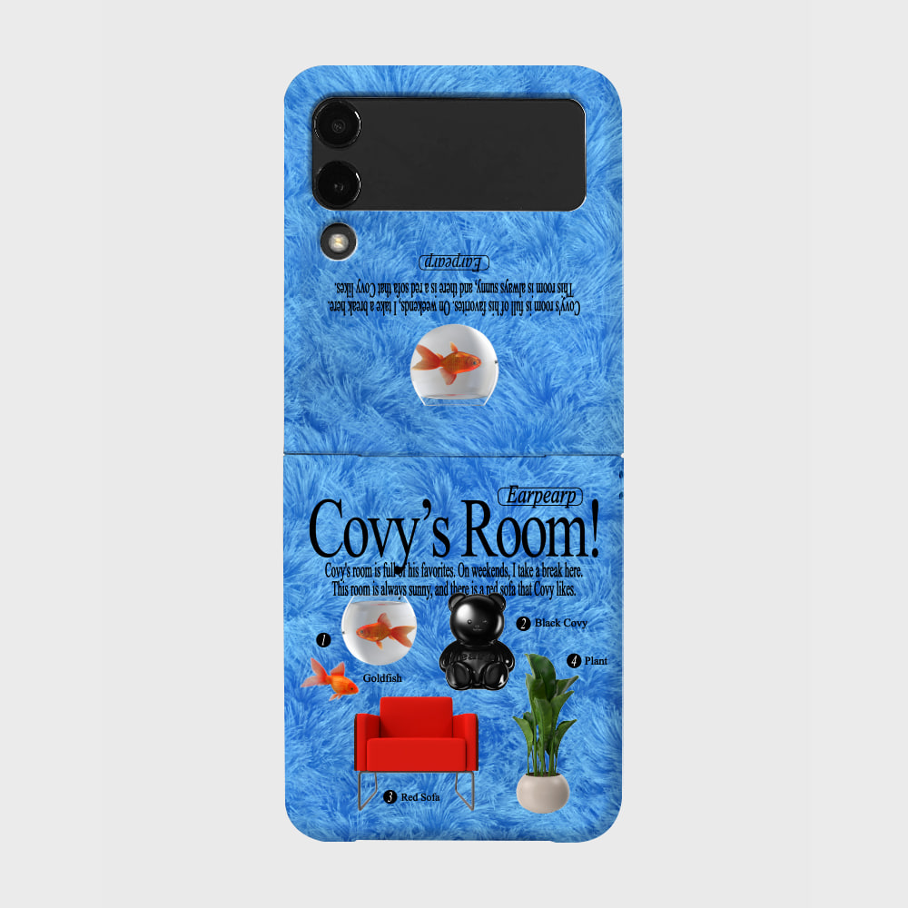 COVY ROOM OBJECT-BLUE(Z플립-하드)