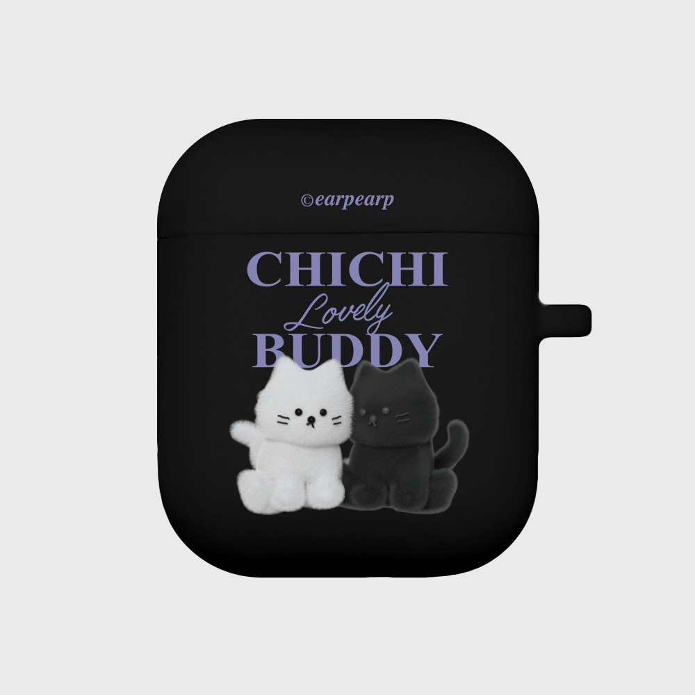 CHICHI BUDDY-BLACK(에어팟-컬러젤리)
