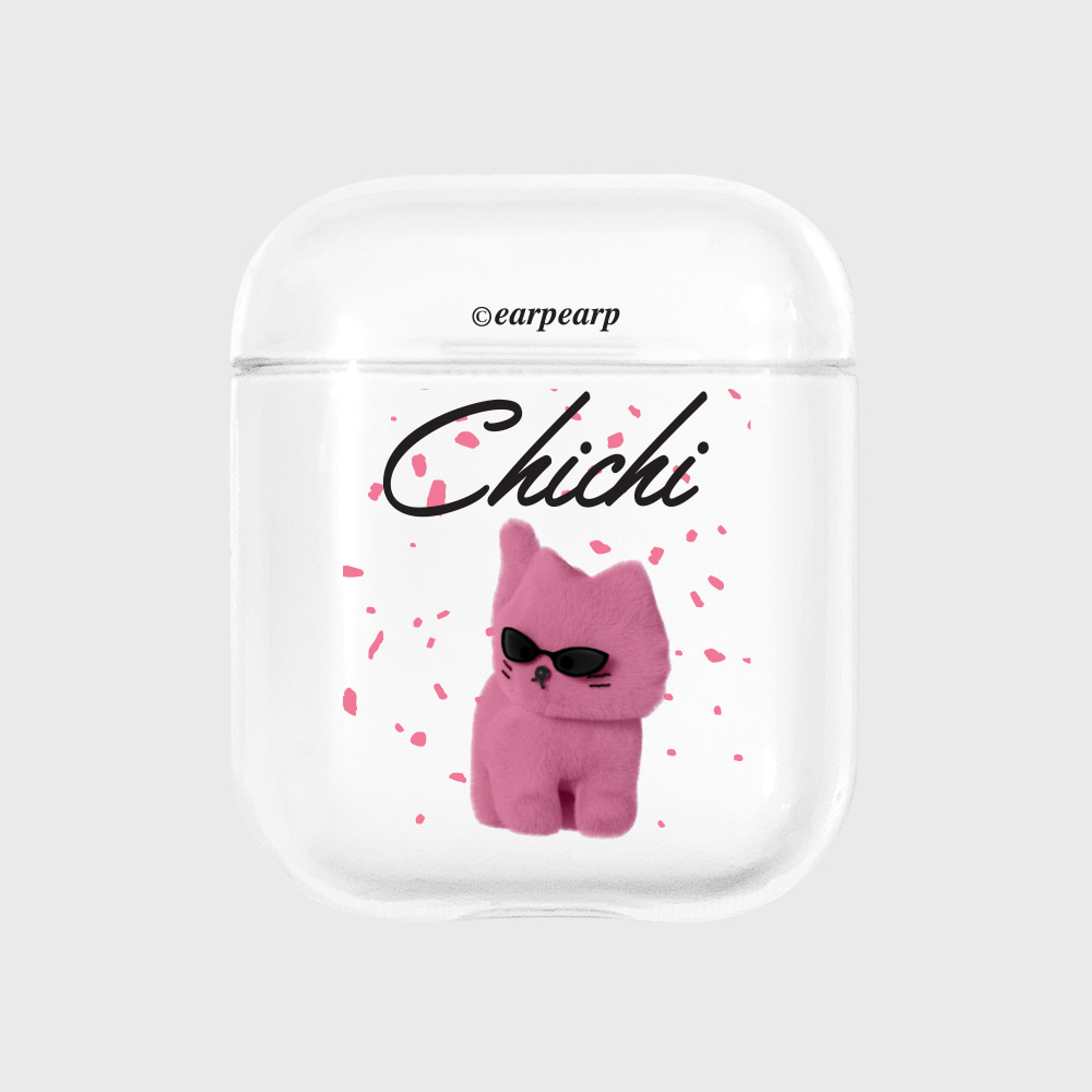 SUNGLASSES CHICHI-PINK(에어팟-클리어)