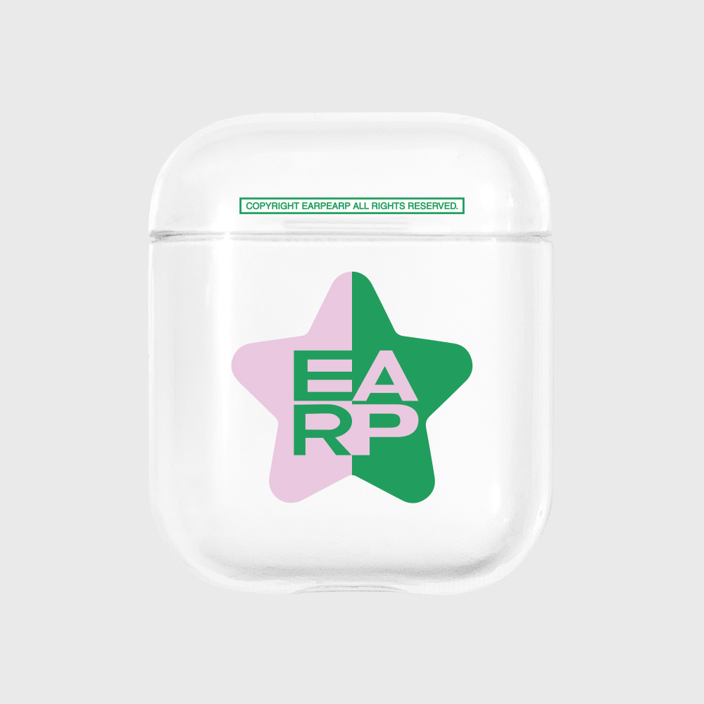 EARP PATTERN-GREEN(에어팟-클리어)