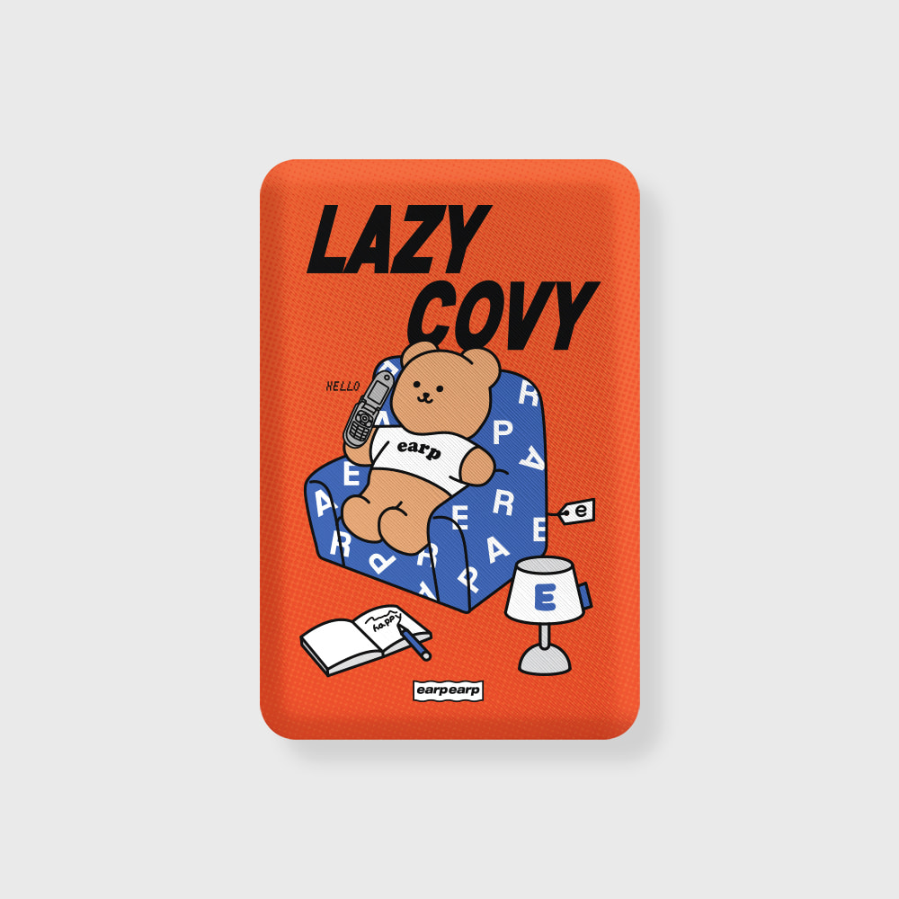 LAZY COVY-ORANGE(보조배터리-무선충전)