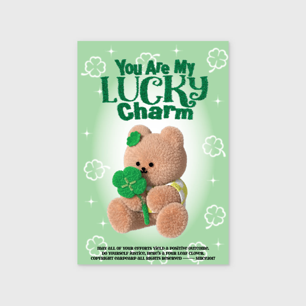 LUCKY CHARM COVY-GREEN(엽서)