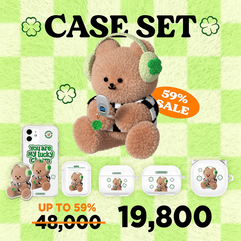 [SET] LUCKY EDITION CLEAR CASE-6 TYPE